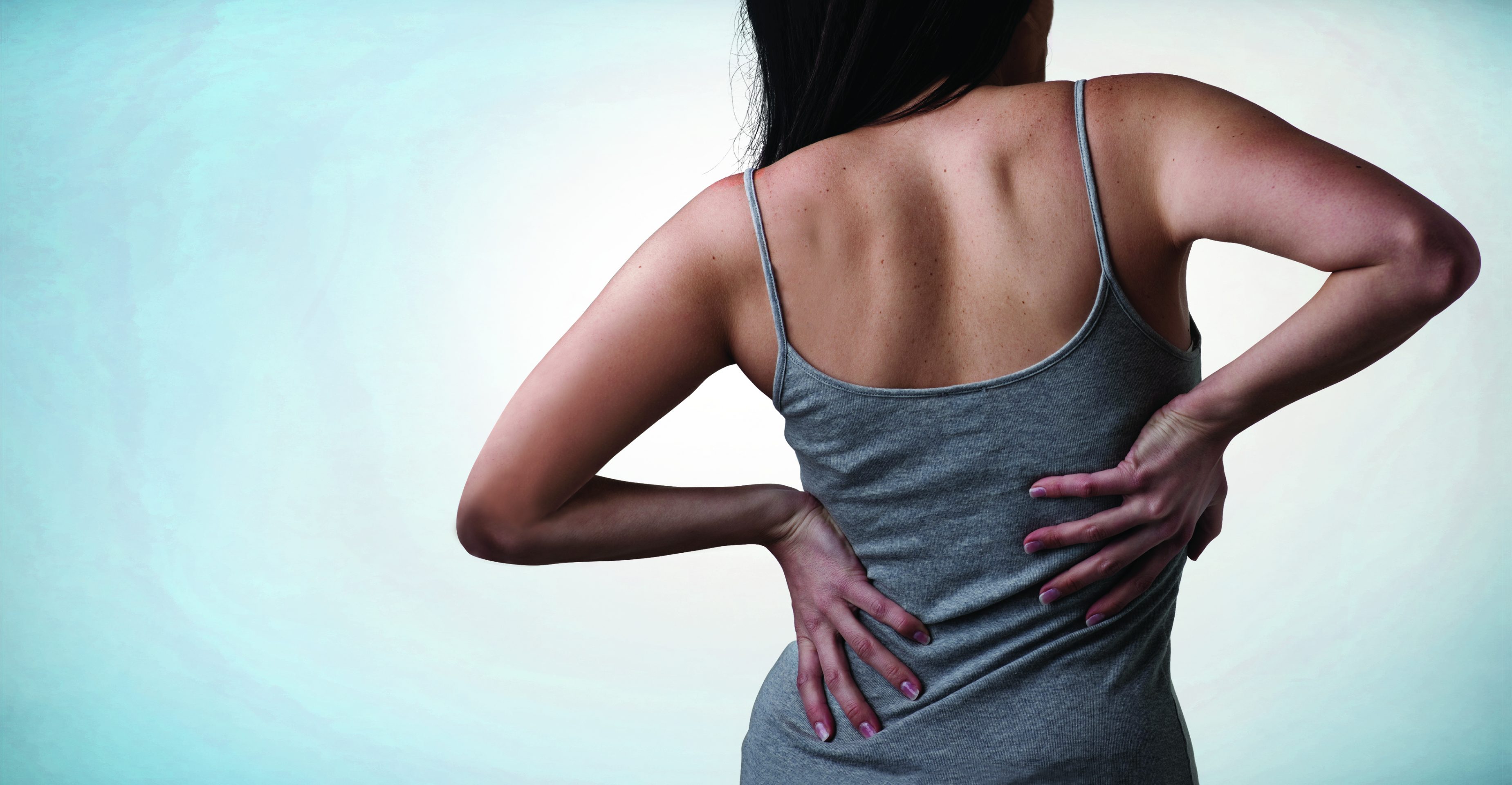 a pregnant women with back ache
