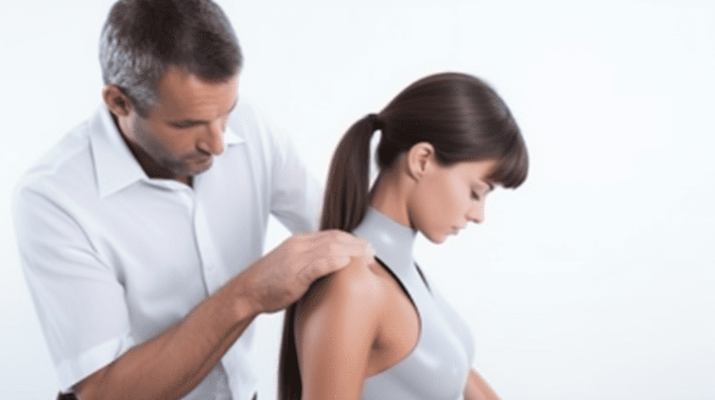 Experienced chiropractor Baulkham Hills conducting a cervical examination on a female patient